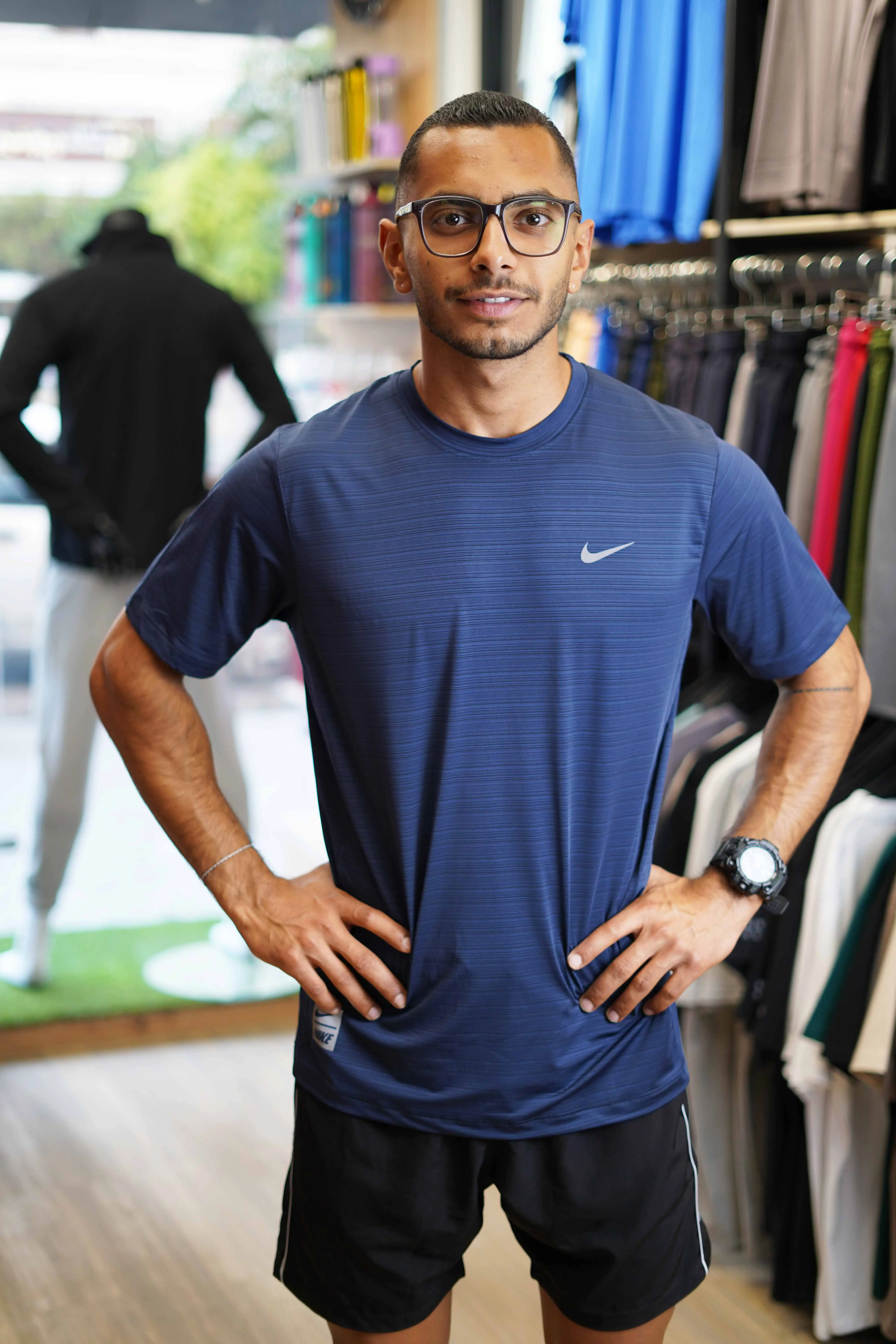 تیشرت ورزشی مردانه پارچه میراژ تمام کش